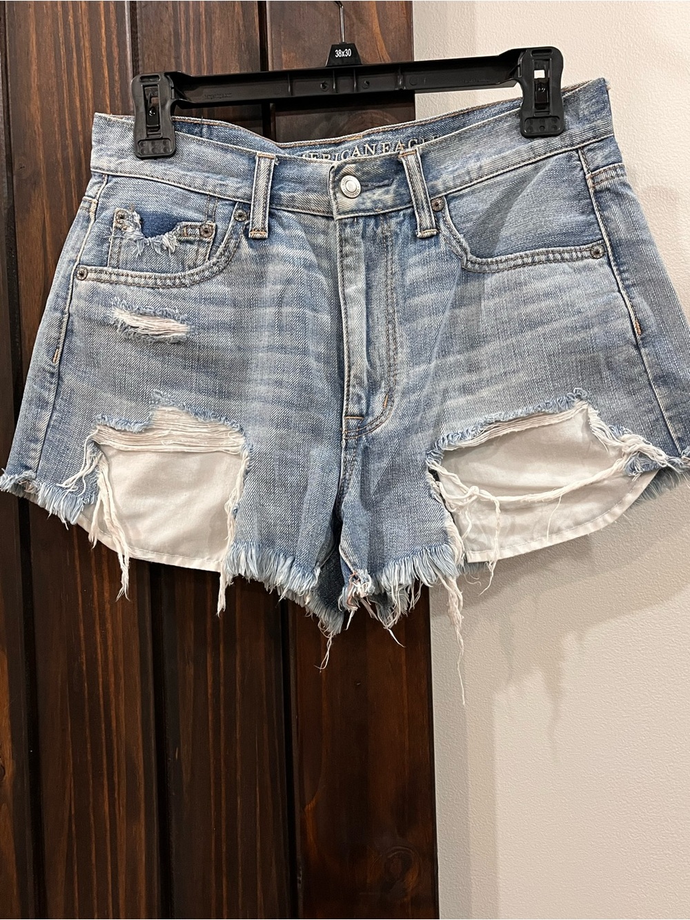 American Eagle vintage hi-rise festival size 6 denim shorts